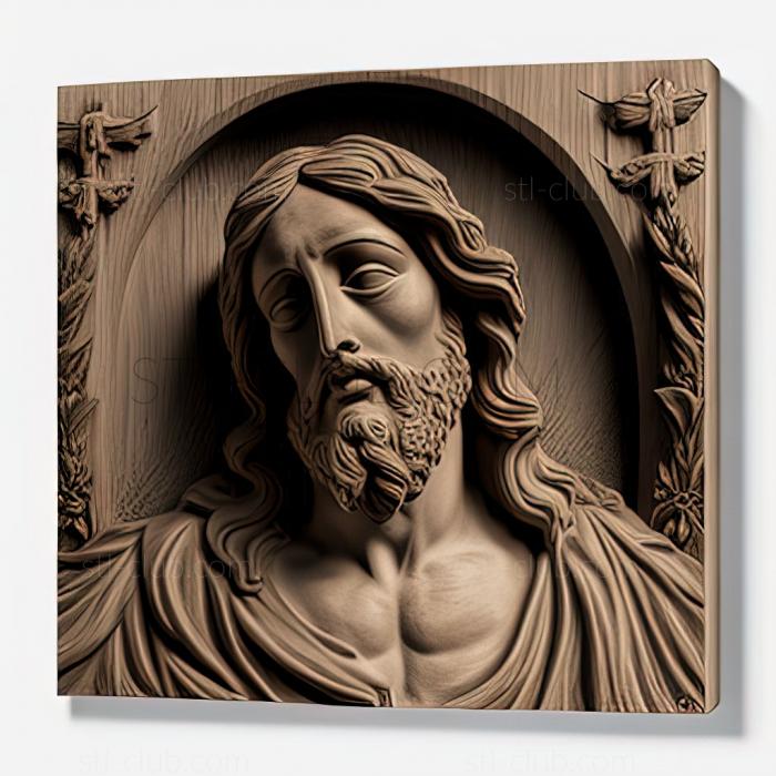 3D model st jesus (STL)